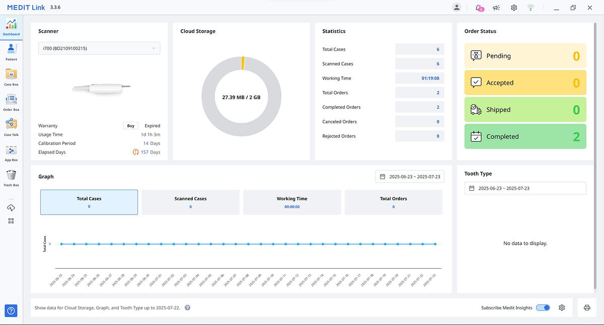 Used 2021 KAVO X700 / Medit i700 Intraoral Scanner (BD2109100215)
