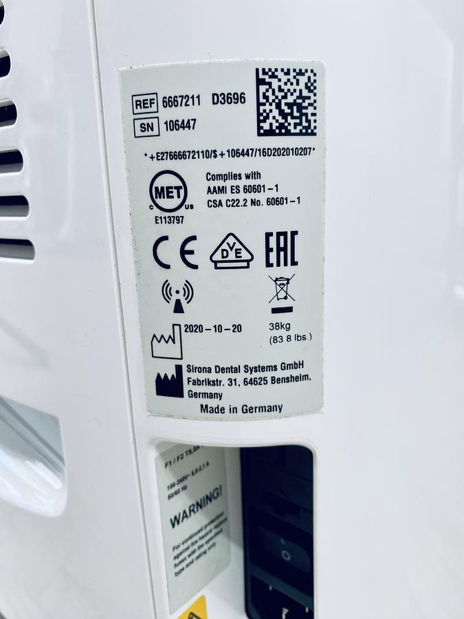 Refurbished 2020 Dentsply Sirona CEREC AC Primescan with 5.2 Software (106447)