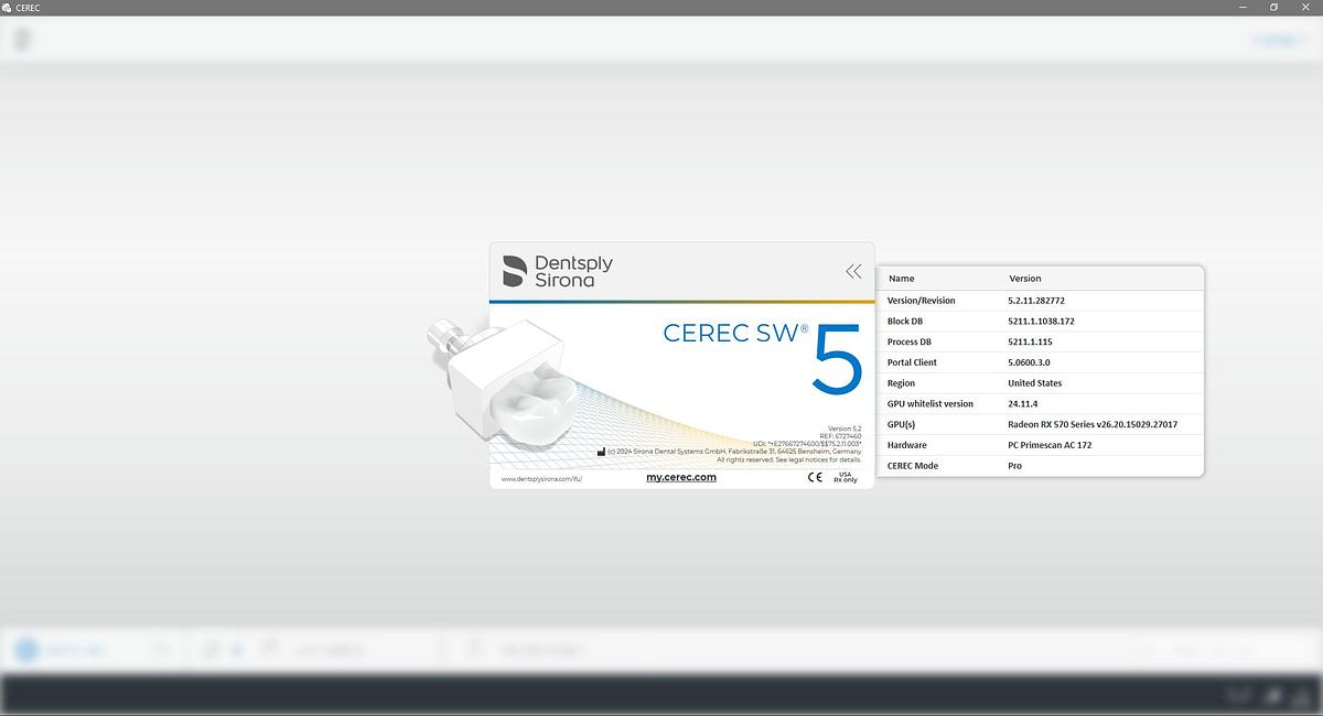 Refurbished 2019 Dentsply Sirona CEREC AC Primescan with 5.2 Software (101253)