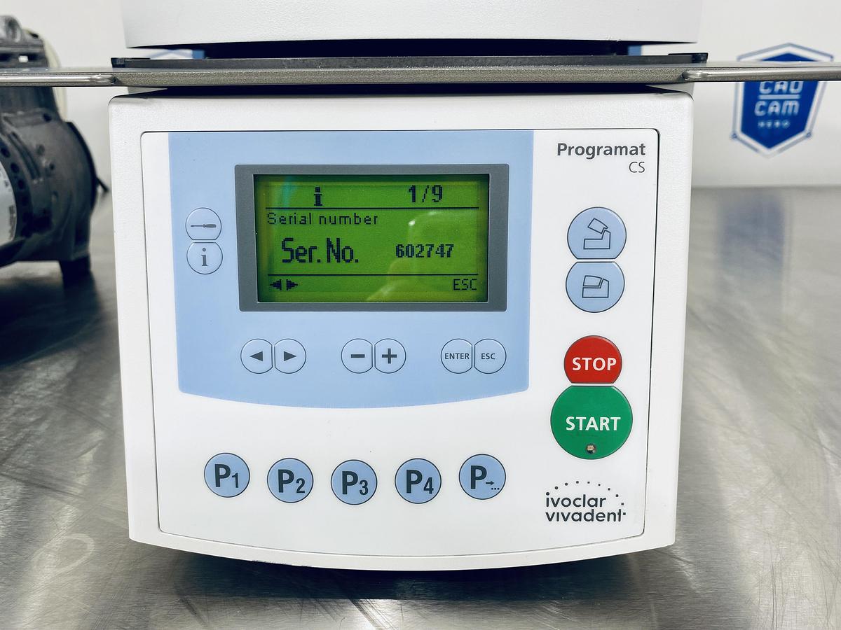 Used 2010 Ivoclar Vivadent Programat CS Crystallization Furnace with Vacuum Pump (604682)