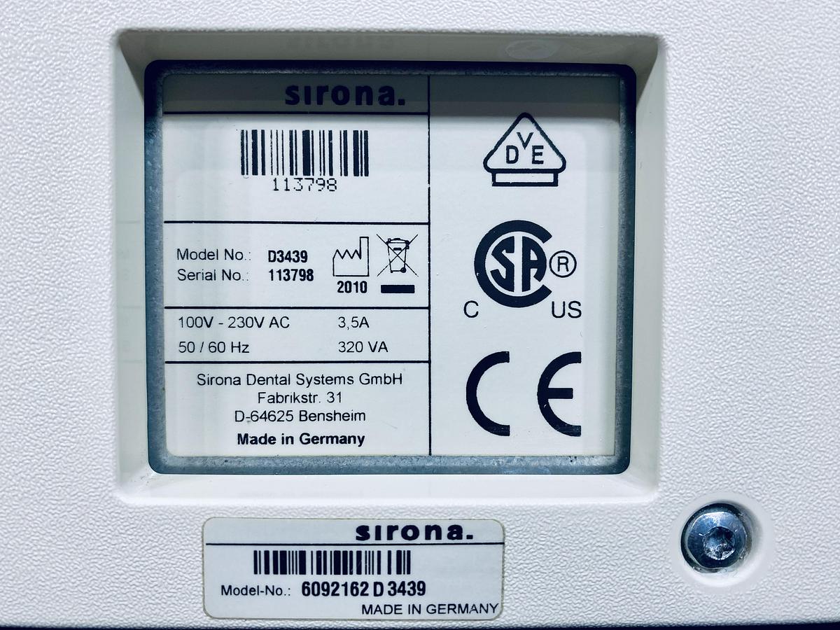 Used 2010 Sirona CEREC MC XL 2-Motor Wet Mill (113798)