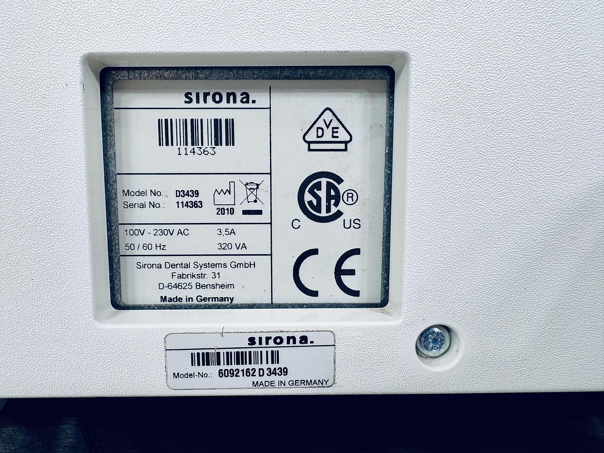 Used 2010 Sirona CEREC MC XL 2-Motor Wet Mill with 851 Mills (113798)