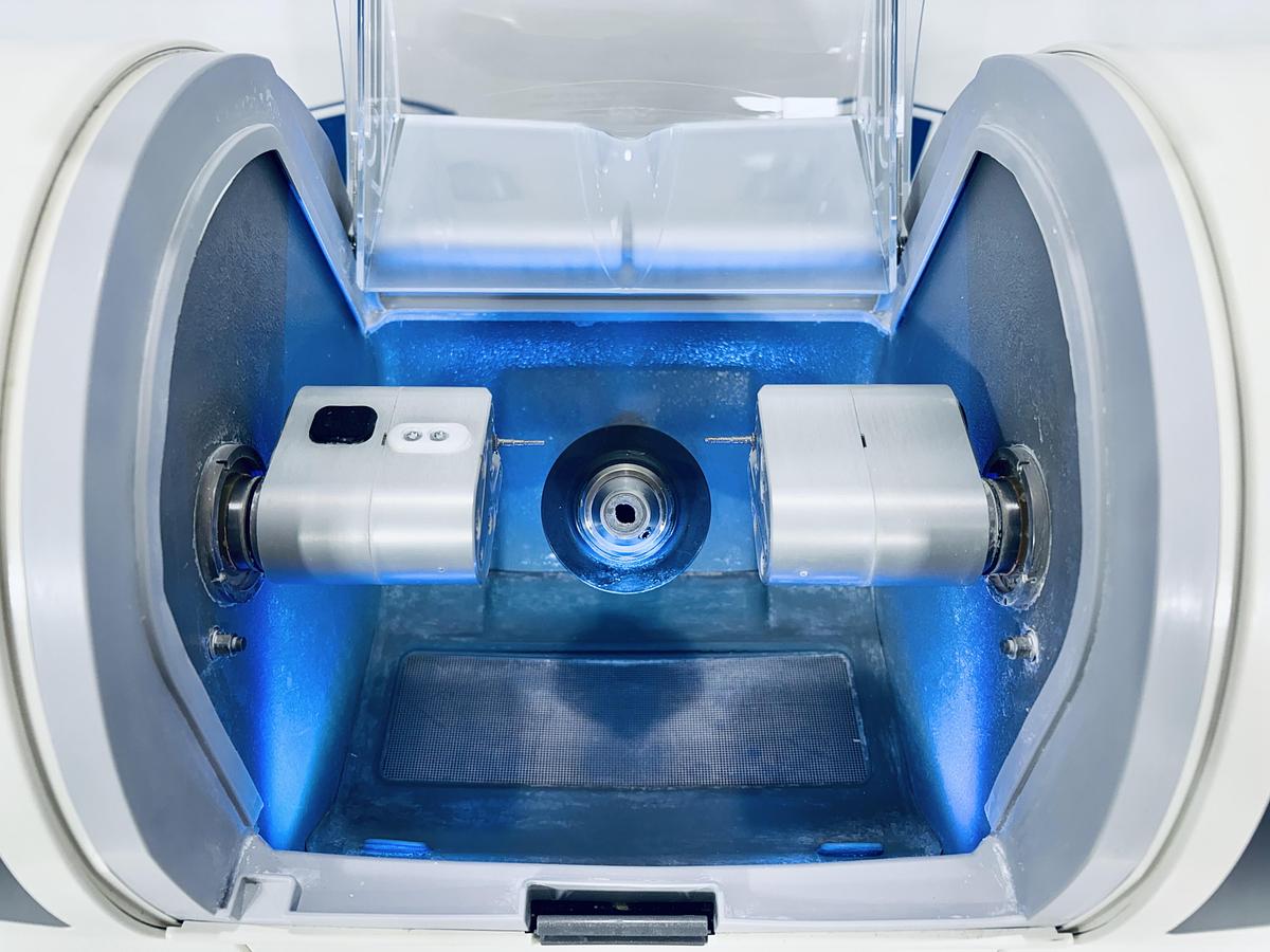 Used 2009 Sirona CEREC MC XL 2-Motor Wet Mill with 246 Mills (109075)