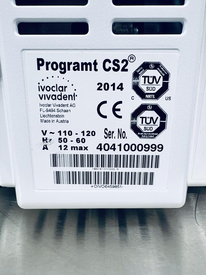 Used 2014 Ivoclar Vivadent Programat CS2 (4041000999)