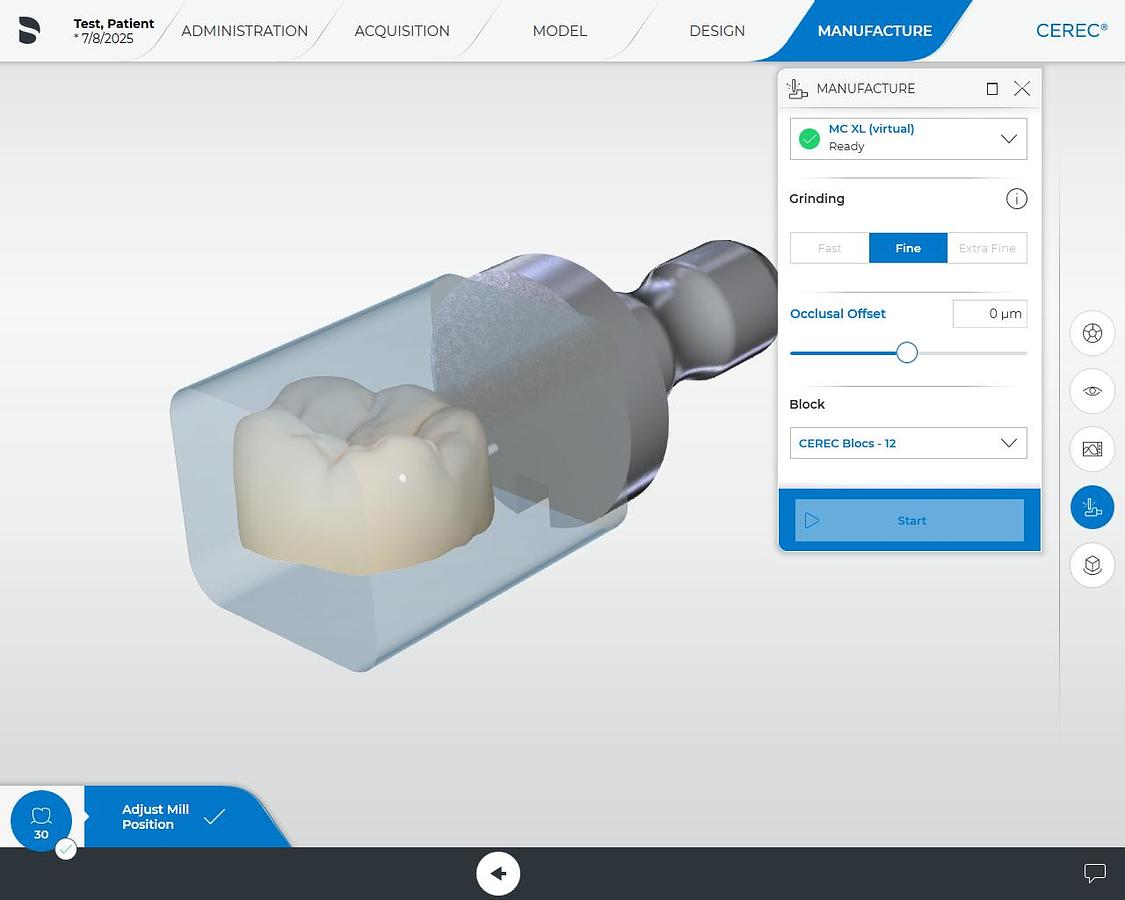 Refurbished 2015 Sirona CEREC AC Omnicam with CEREC 5.2.8 Software (136220)