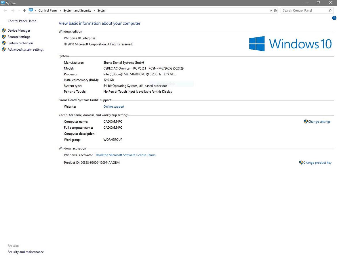 Refurbished 2016 Sirona CEREC AC Omnicam