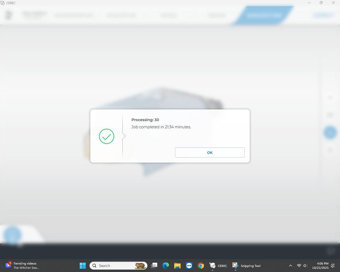 Used 2015 Sirona CEREC MC X 2-Motor Wet Mill (236414)