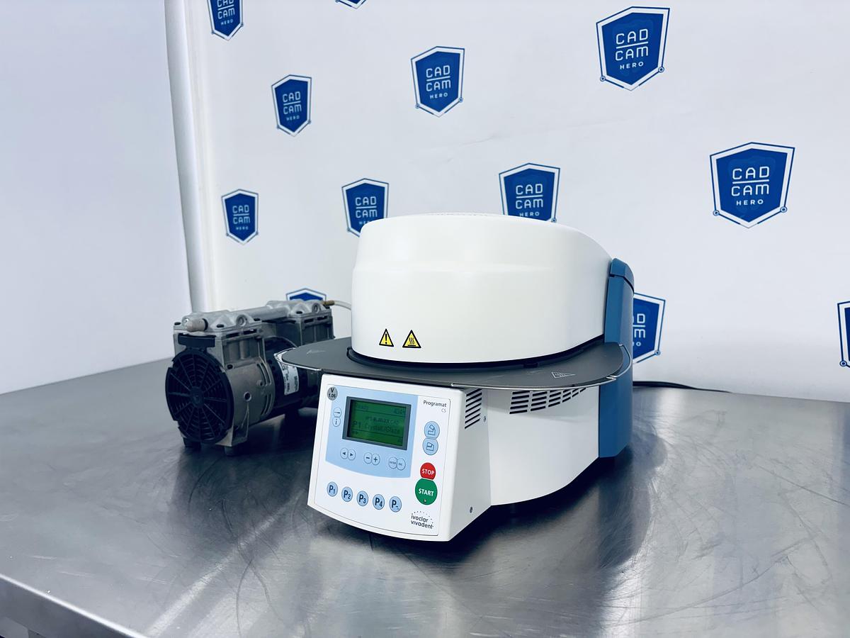Used Ivoclar Vivadent Programat CS Crystallization Furnace with Vacuum Pump (604571)