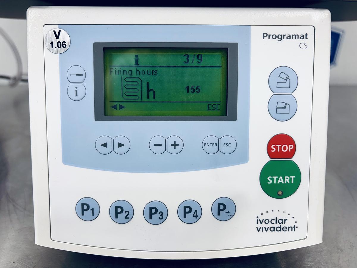 Used Ivoclar Vivadent Programat CS Crystallization Furnace with Vacuum Pump (604571)