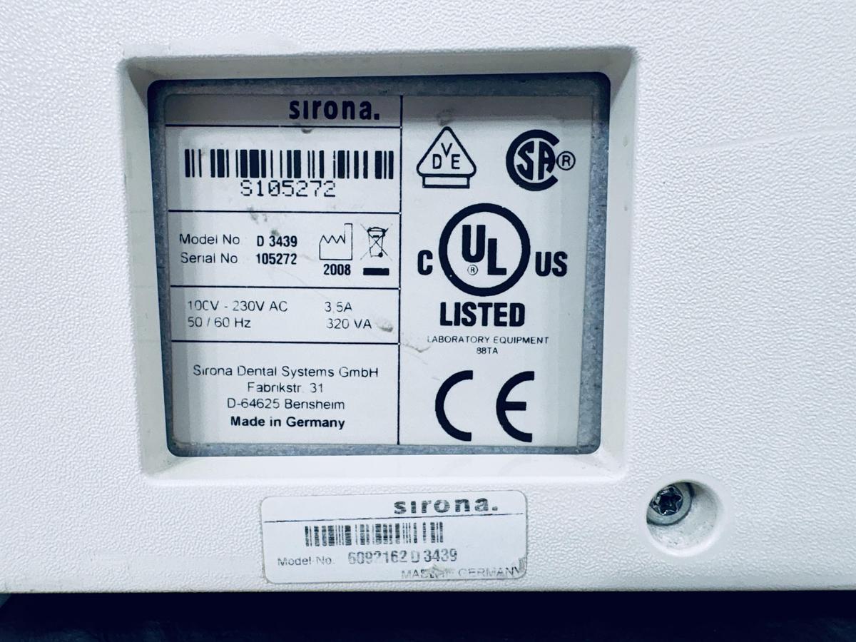 Used 2008 Sirona CEREC MC XL 2-Motor Wet Mill with 1,617 Mills (105272)