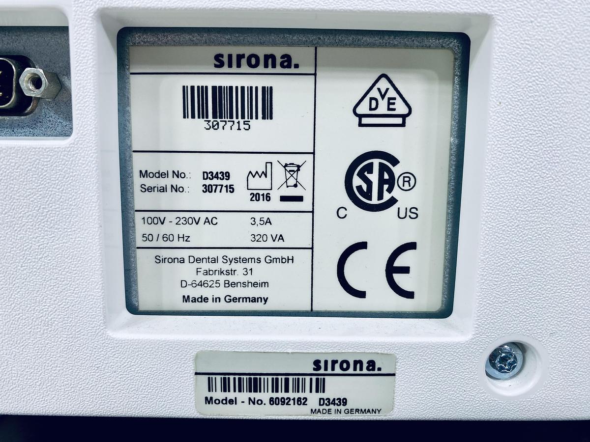 Used 2016 Sirona CEREC MC XL Premium 4-Motor Wet/Dry Mill (307715)