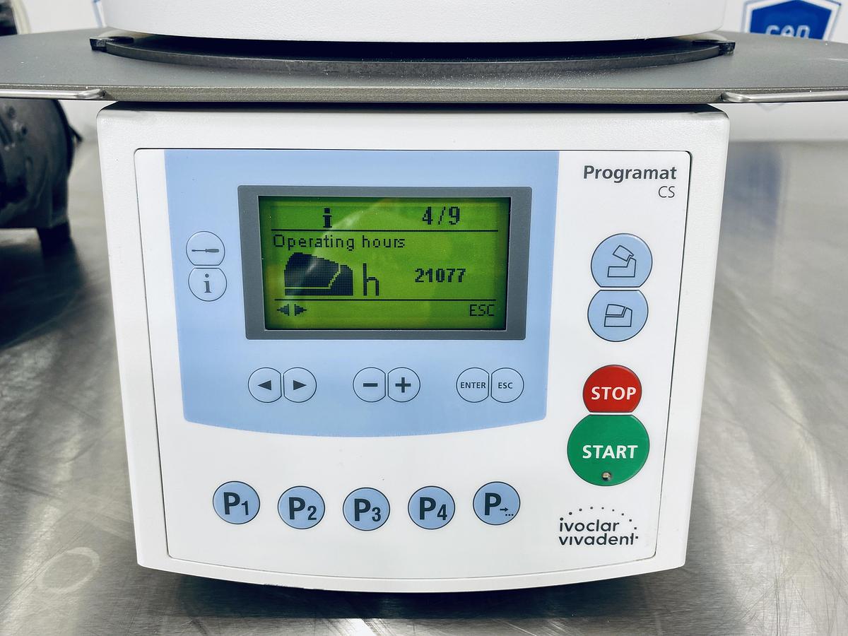 Used 2010 Ivoclar Vivadent Programat CS Crystallization Furnace with Vacuum Pump (604682)