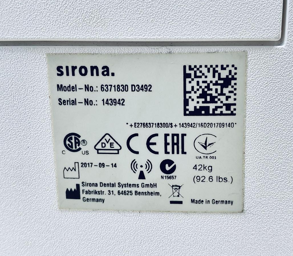 Refurbished 2017 Sirona CEREC AC Omnicam