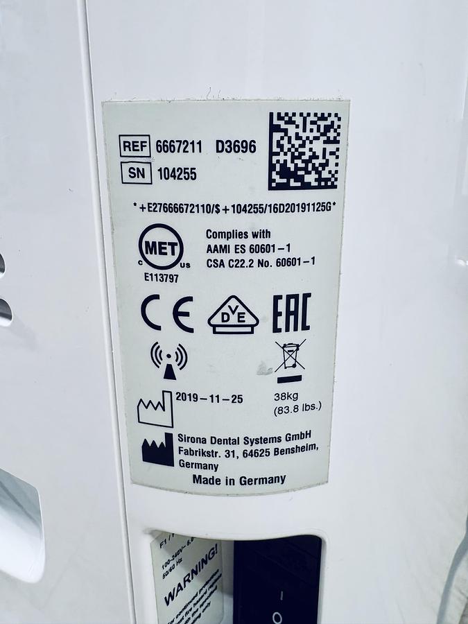 Refurbished 2019 Dentsply Sirona CEREC AC Primescan with 5.2 Software (104255)