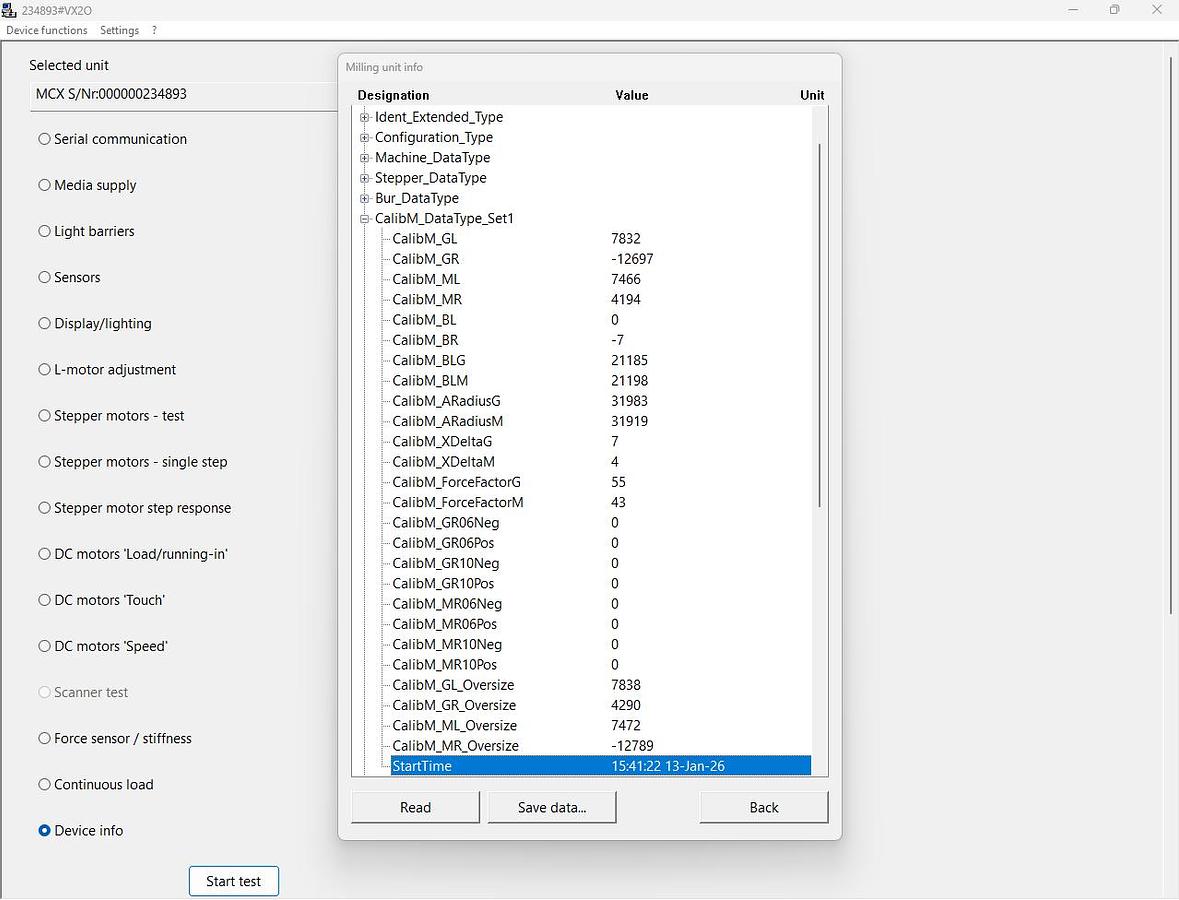 Used 2015 Sirona CEREC MC X 2-Motor Wet Mill (234893)