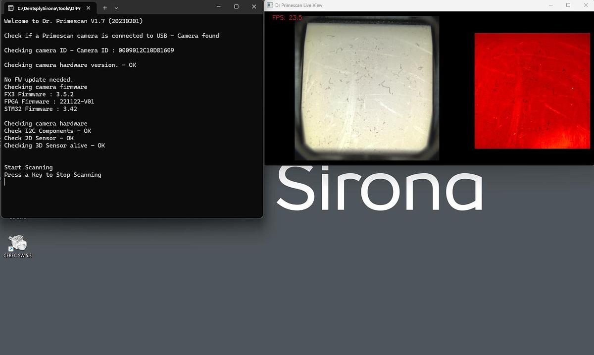 Refurbished 2020 Dentsply Sirona CEREC AC Primescan with 5.3 Software (110131)