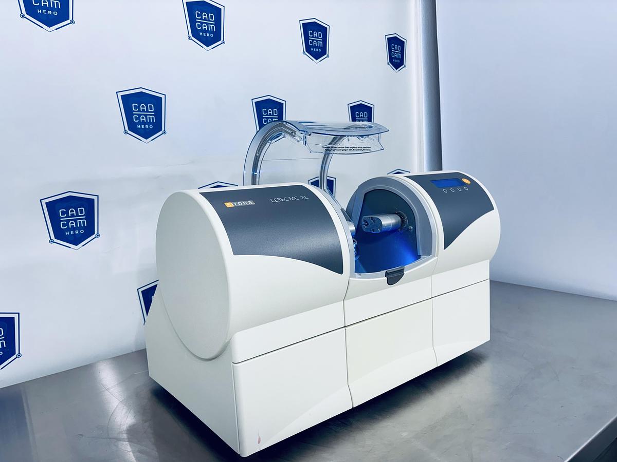 Used 2009 Sirona CEREC MC XL 2-Motor Wet Mill with 246 Mills (109075)