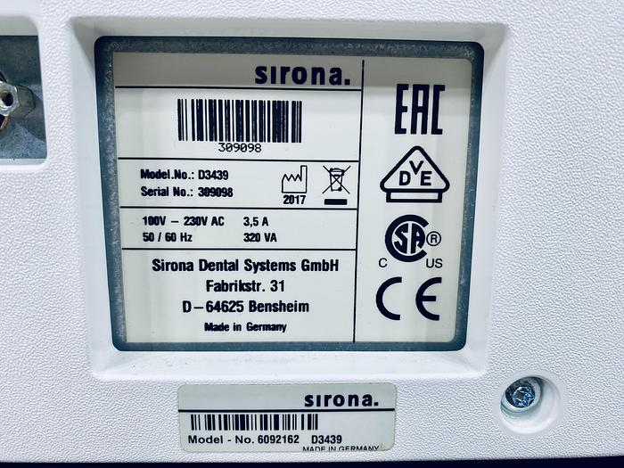 Used 2017 Sirona CEREC MC XL Premium 4-Motor Wet Mill (309098)