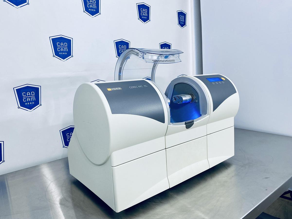 Used 2012 Sirona CEREC MC XL 2-Motor Wet Mill with 1,413 Mills (123949)