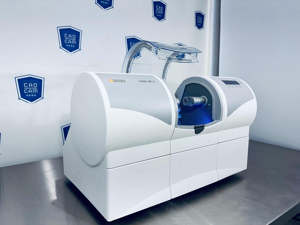 Used 2013 Sirona CEREC MC X 2-Motor Wet Mill with 512 Mills (230412)