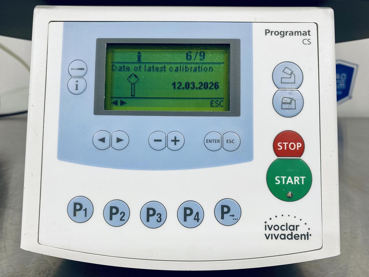 Used Ivoclar Vivadent Programat CS Crystallization Furnace with Vacuum Pump (602675)