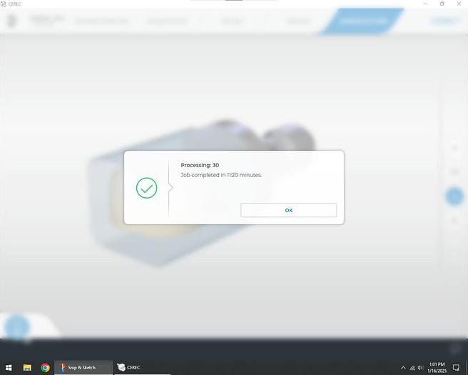 Refurbished 2014 Sirona CEREC MC X 2-Motor Wet Mill (234548)