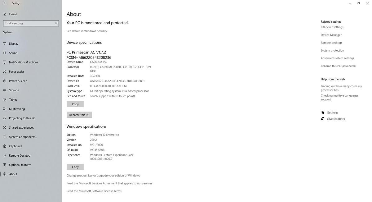 Refurbished 2020 Dentsply Sirona CEREC AC Primescan with 5.2 Software (105104)