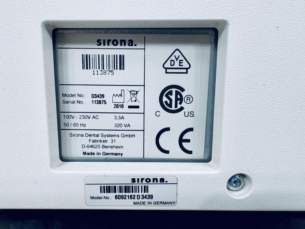 Used 2010 Sirona CEREC MC XL 2-Motor Wet Mill with 818 Mills (113875)