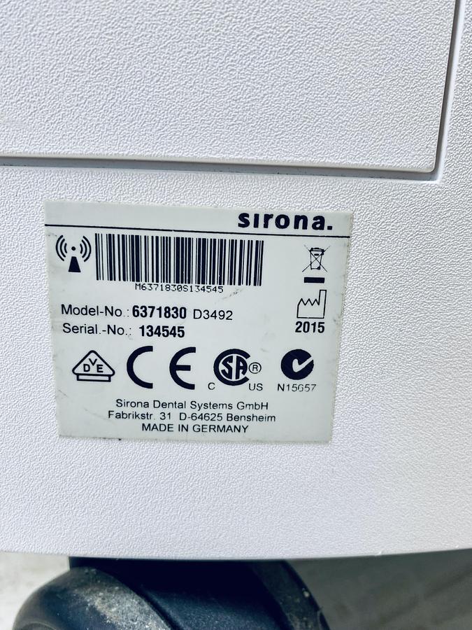 Refurbished 2015 Sirona CEREC AC Omnicam with CEREC 5.2.8 Software (136220)