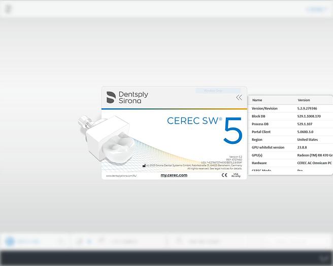 Refurbished 2017 Sirona CEREC AC Omnicam with CEREC 5.2