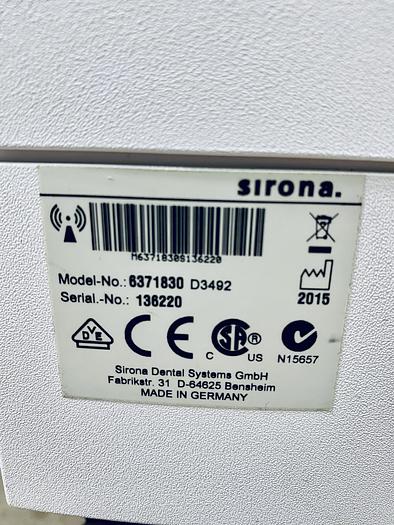 Refurbished 2015 Sirona CEREC AC Omnicam with CEREC 5.2.8 Software (136220)