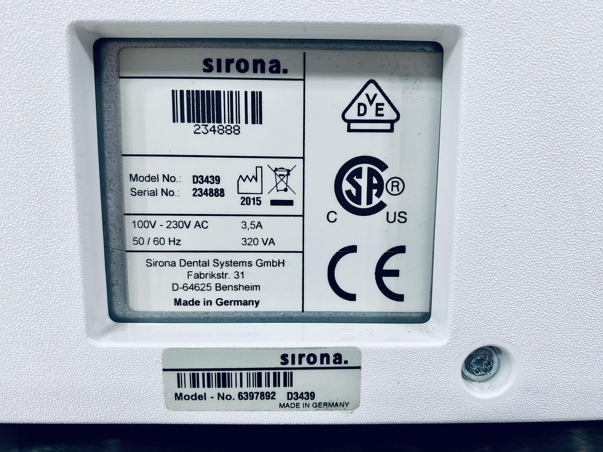 Used 2015 Sirona CEREC MC X