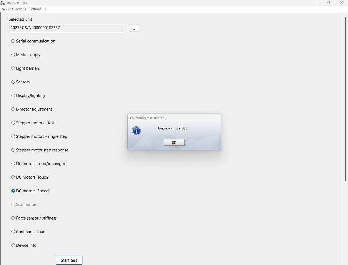 Used 2007 Sirona CEREC MC XL 2-Motor Wet Mill with 3,408 Mills (102357)