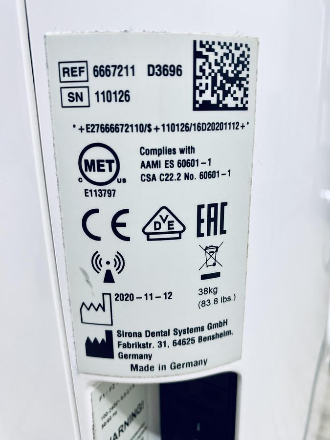 Refurbished 2020 Dentsply Sirona CEREC AC Primescan with 5.1 Software (110126)