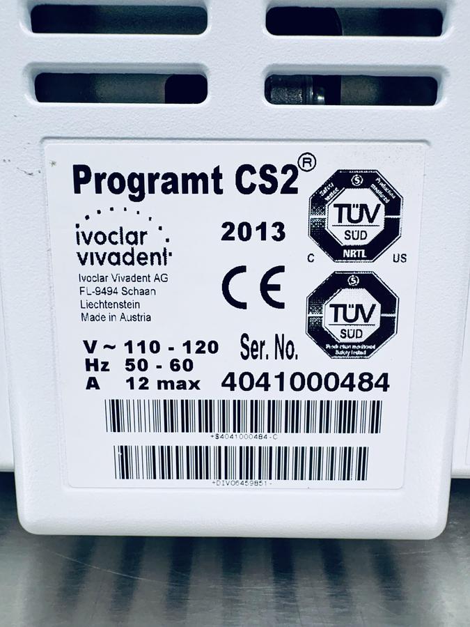 Used 2013 Ivoclar Vivadent Programat CS2 (4041000484)