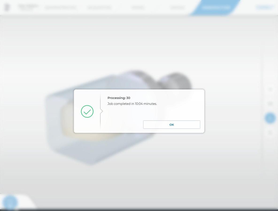 Used 2011 Sirona CEREC MC XL 2-Motor Wet Mill with 3,676 Mills (117994)