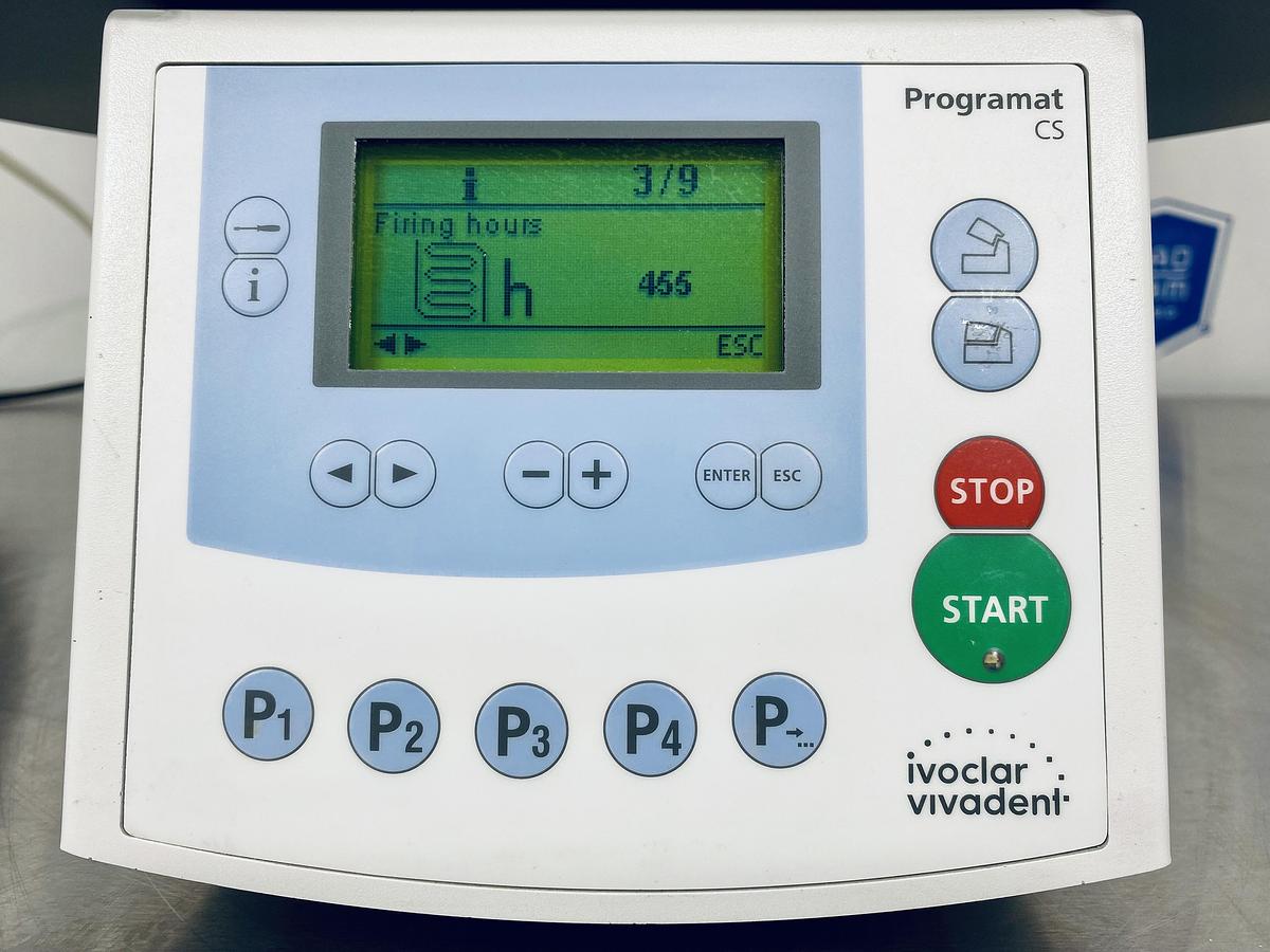 Used Ivoclar Vivadent Programat CS Crystallization Furnace with Vacuum Pump (602675)