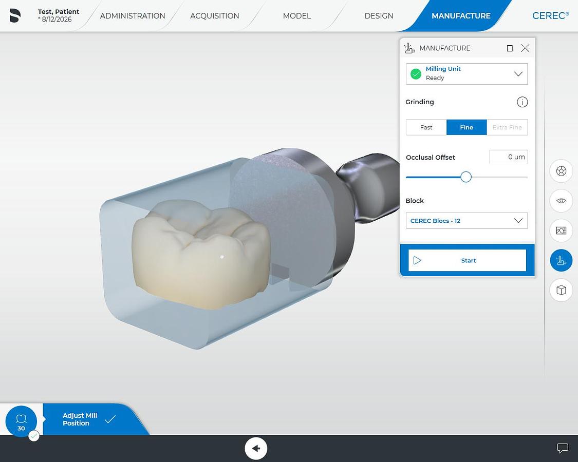 Refurbished 2015 Sirona CEREC AC Omnicam with CEREC 5.1.3 Software (133913)