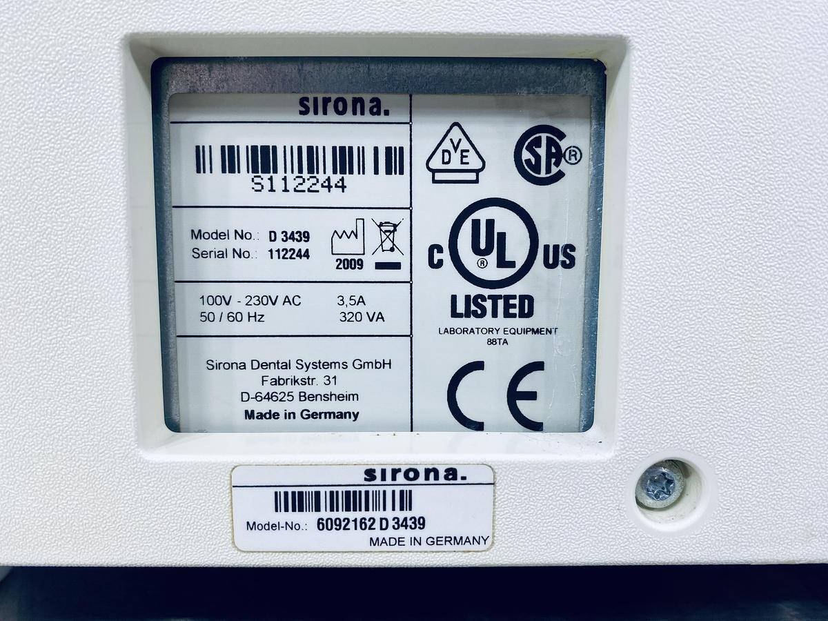 Used 2009 Sirona CEREC MC XL 2-Motor Wet Mill (112244)