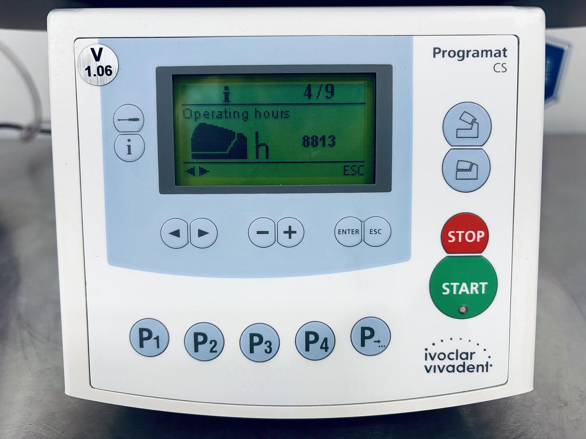 Used Ivoclar Vivadent Programat CS Crystallization Furnace with Vacuum Pump (604571)