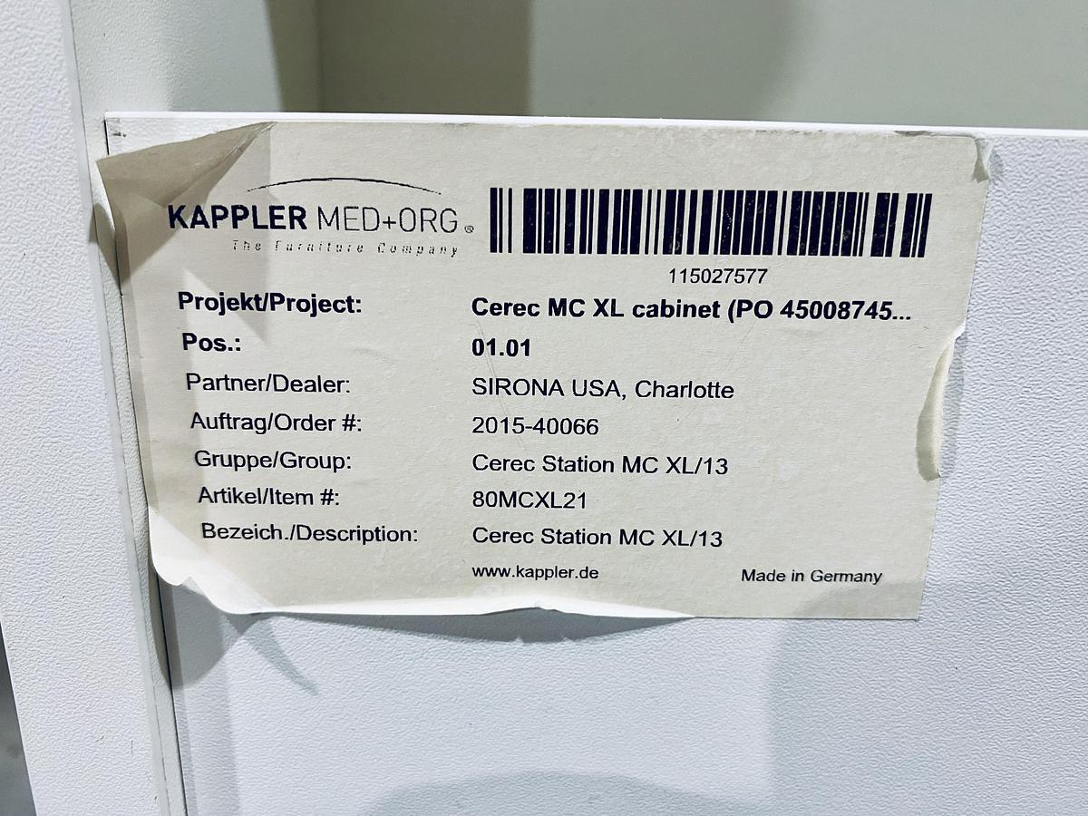 Used 2015 Kappler CEREC MC XL Station (115027577)