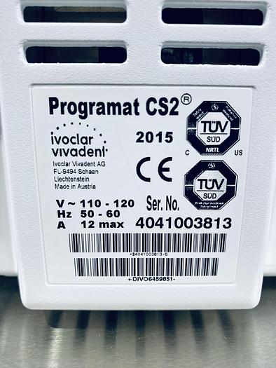 Used 2013 Ivoclar Vivadent Programat CS2 (4041003813)