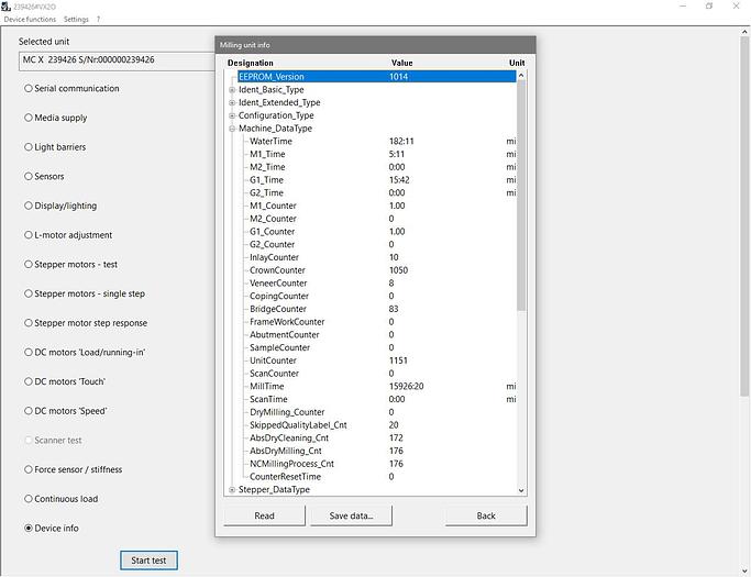 Used 2017 Sirona CEREC MC X 2-Motor Wet/Dry Mill (239426)