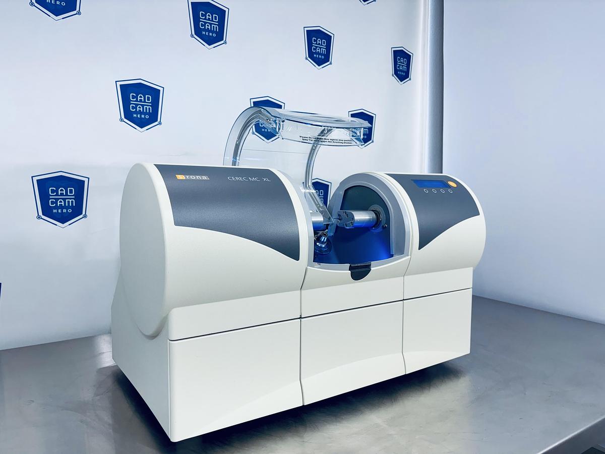 Used 2010 Sirona CEREC MC XL 2-Motor Wet Mill with 818 Mills (113875)