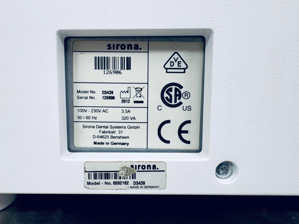 Used 2012 Sirona CEREC MC XL 2-Motor Wet Mill with 1,564 Mills (126906)
