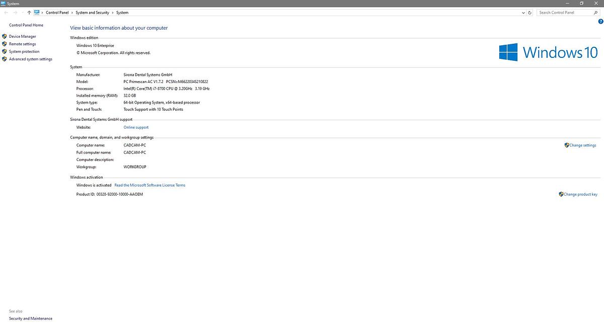 Refurbished 2020 Dentsply Sirona CEREC AC Primescan with 5.2 Software (105170)