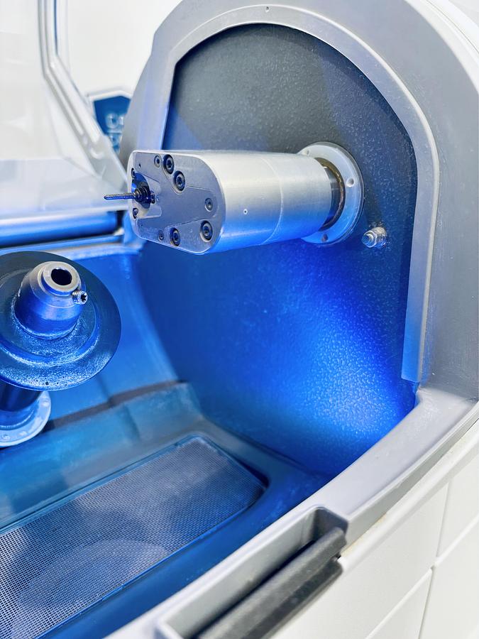 Used 2014 Sirona CEREC MC X 2-Motor Wet Mill with 332 Mills (233715)
