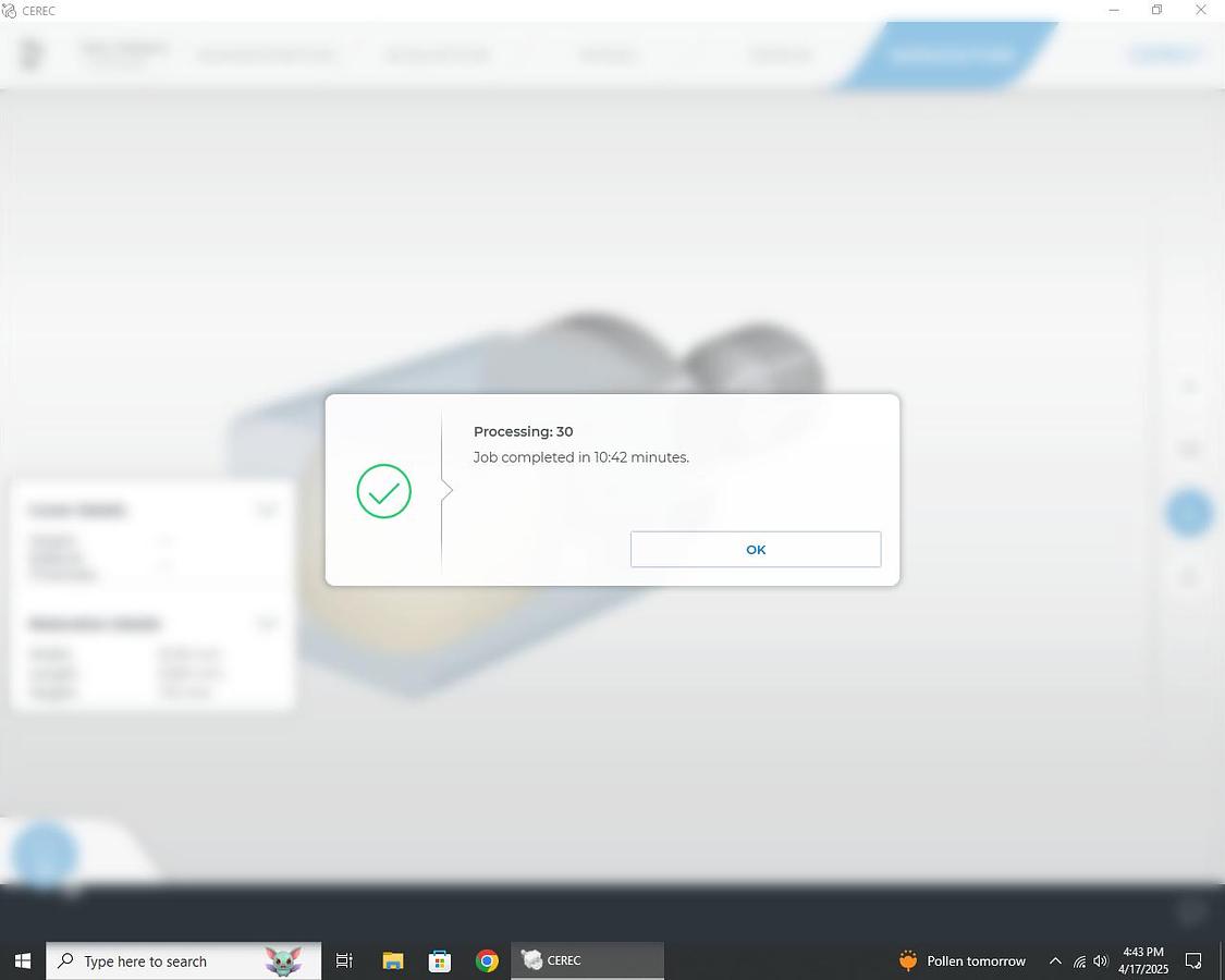 Used 2014 Sirona CEREC MC X