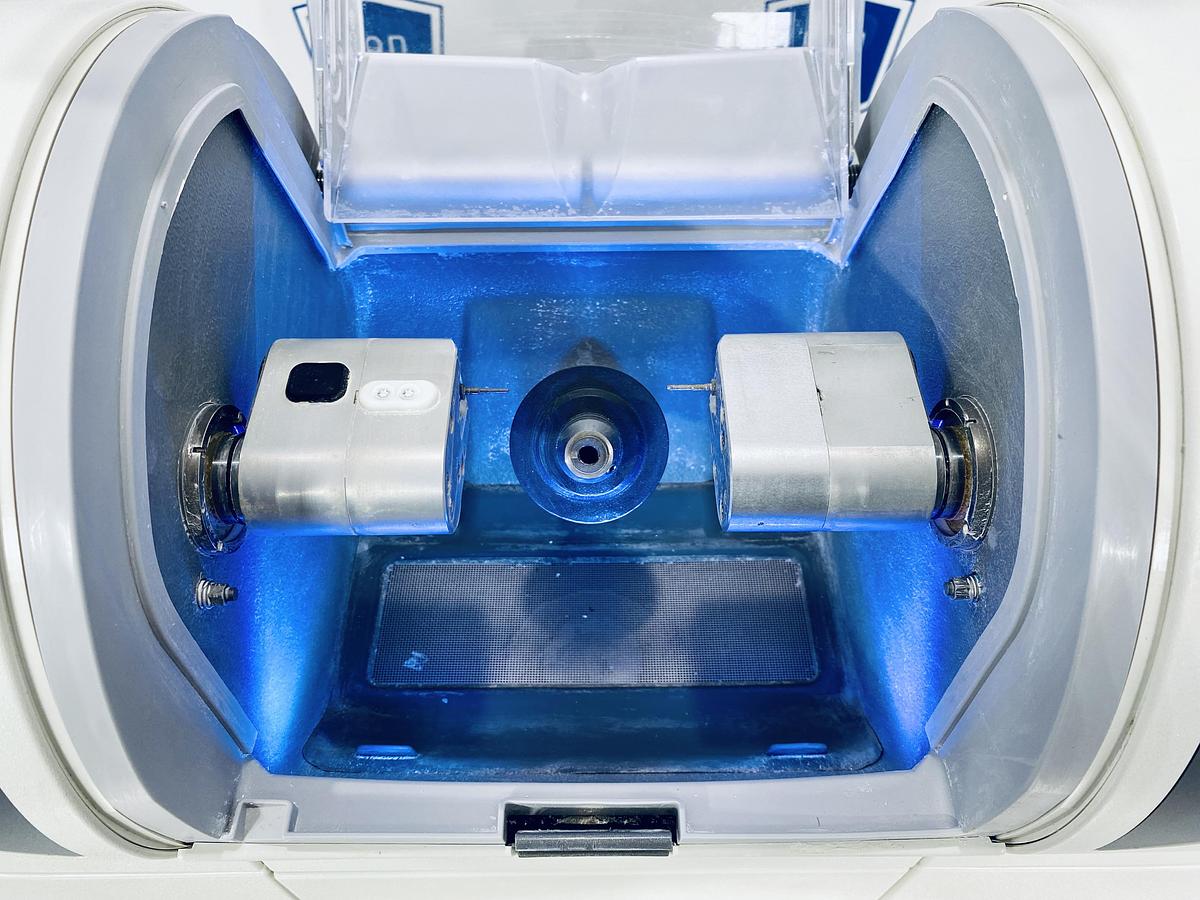 Used 2012 Sirona CEREC MC XL 2-Motor Wet Mill with 1,413 Mills (123949)