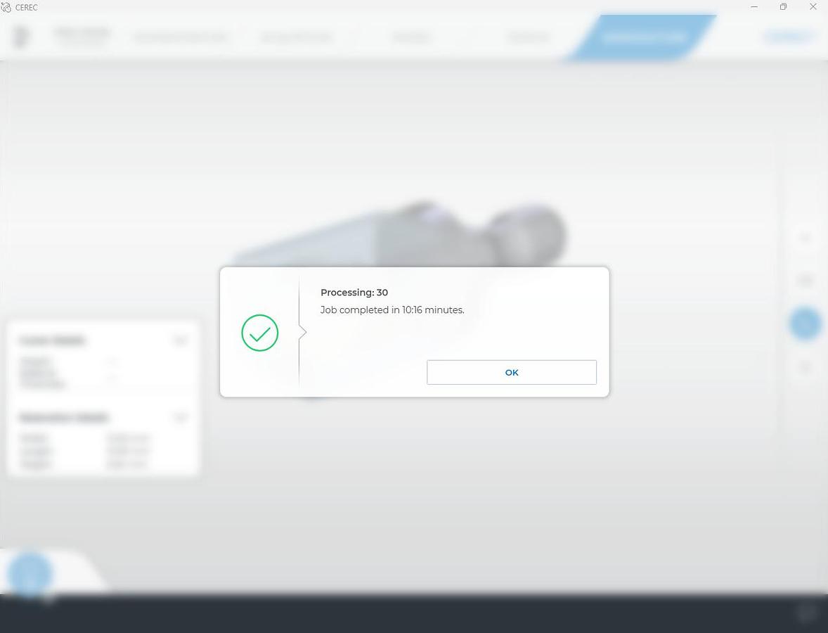 Used 2012 Sirona CEREC MC XL 2-Motor Wet Mill with 754 Mills (126869)